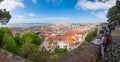 LISBON, PORTUGAL Ã¢â¬â APRIL 18, 2014: tourists sigh